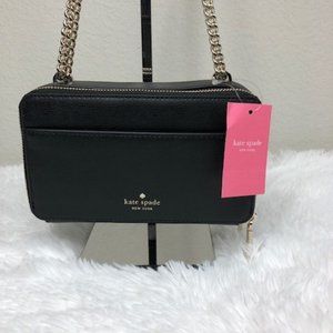 Kate Spade Adel double zip crossbody NWT